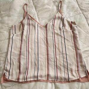 White House Black Market reversible sleeveless top.  Comfy casual dressy girly